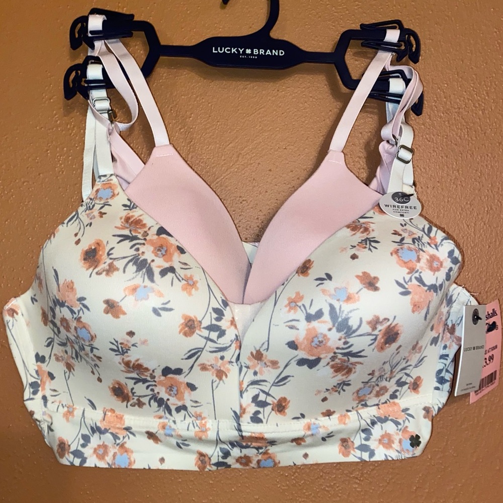 2pc Lucky Brand Floral Bra